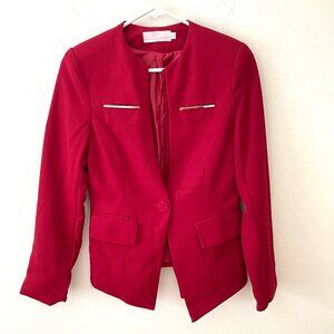 Mosoer Women's Jacket Blazer  Red. Size: L